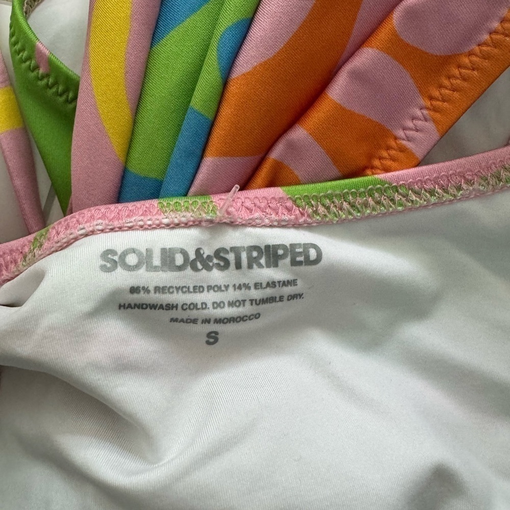 Solid & Striped The Randall‎ One Piece One Shoulder Small Cut Out Floral - Picture 8 of 8